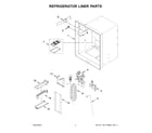 Maytag MFI2570FEW11 refrigerator liner parts diagram