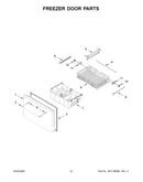 Freezer door parts