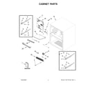 Jenn-Air JUCFP242HM12 cabinet parts diagram