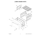 Jenn-Air JUCFP242HM12 lower drawer parts diagram