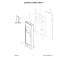 Amana AMV2307PFS08 control panel parts diagram