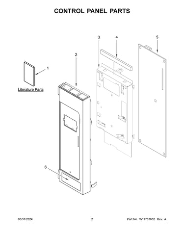 Control panel parts