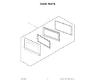 Amana AMV2307PFS08 door parts diagram