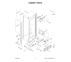 Jenn-Air JBRFSR30RX00 cabinet parts diagram