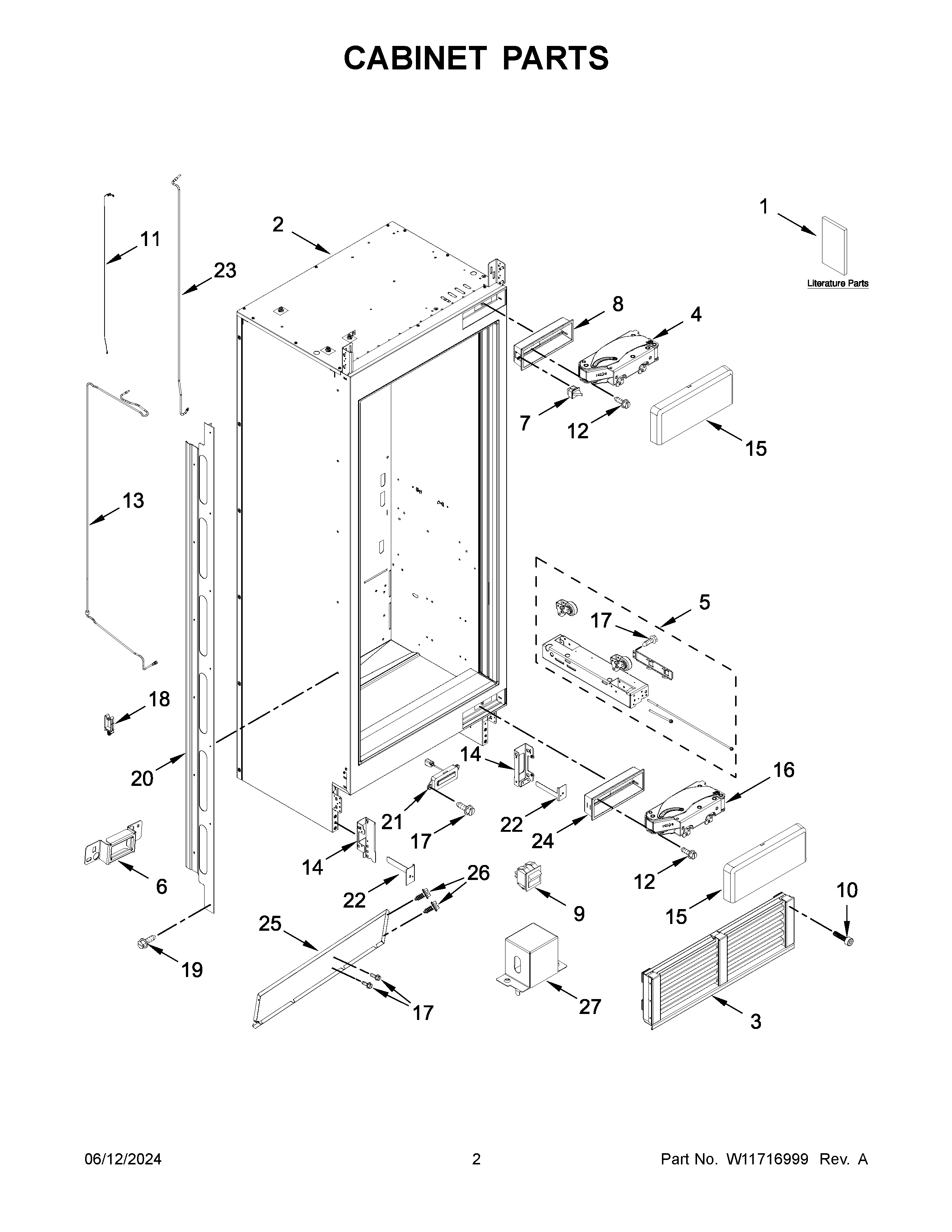 Cabinet parts