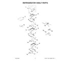 Jenn-Air JBRFSR30RX00 refrigerator shelf parts diagram