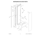 Jenn-Air JBRFSR30RX00 refrigerator door parts diagram