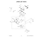 Jenn-Air JBRFSR30RX00 upper unit parts diagram