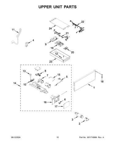 Upper unit parts