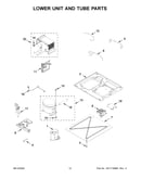 Lower unit and tube parts