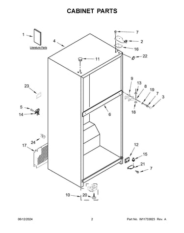 Cabinet parts