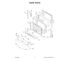 Whirlpool WEE515SALS3 door parts diagram