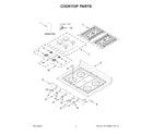 Maytag MGR7700LZ5 cooktop parts diagram