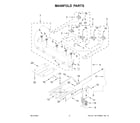 Maytag MGR7700LZ5 manifold parts diagram