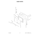 Maytag MGR7700LZ5 door parts diagram