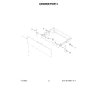 Maytag MGR7700LZ5 drawer parts diagram