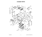 Whirlpool WFG550S0LB5 chassis parts diagram