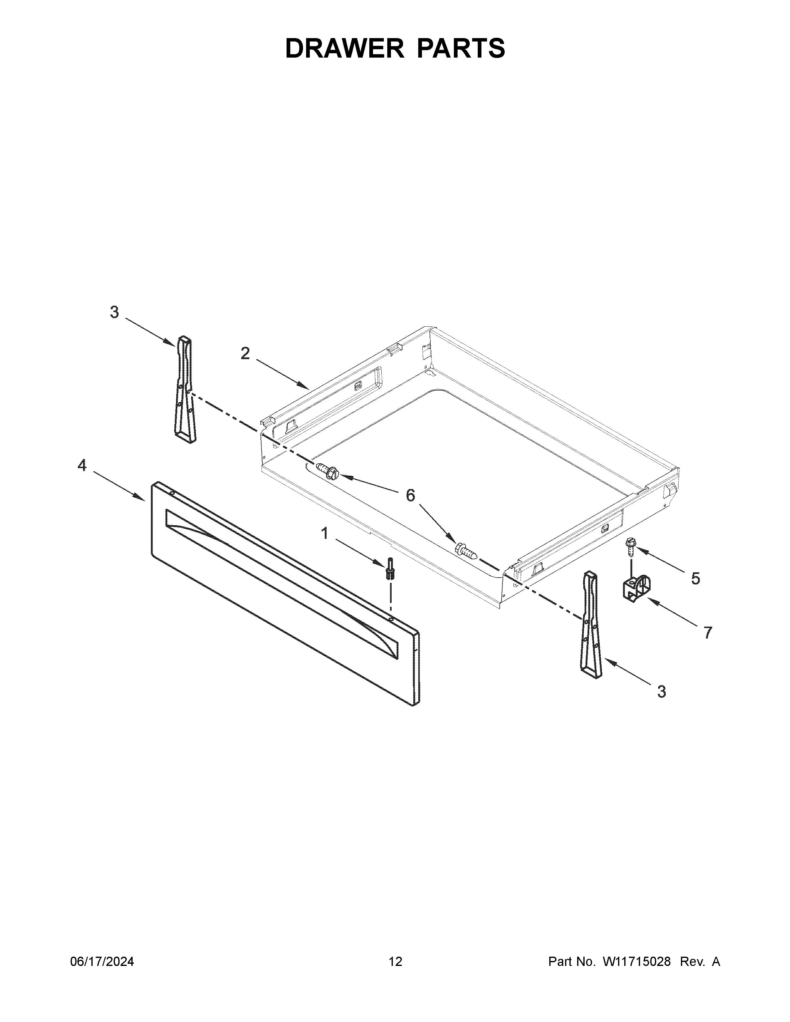 Drawer parts