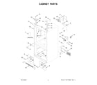 KitchenAid KRFC302ESS09 cabinet parts diagram