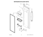 Whirlpool WRS325SDHZ12 refrigerator door parts diagram