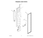 Whirlpool WRS325SDHZ12 freezer door parts diagram