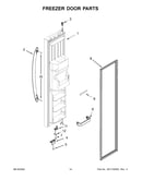 Freezer door parts