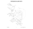 Jenn-Air JFFCF72DKL07 refrigerator liner parts diagram