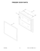 Freezer door parts