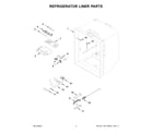 Maytag MRFF4136RZ01 refrigerator liner parts diagram