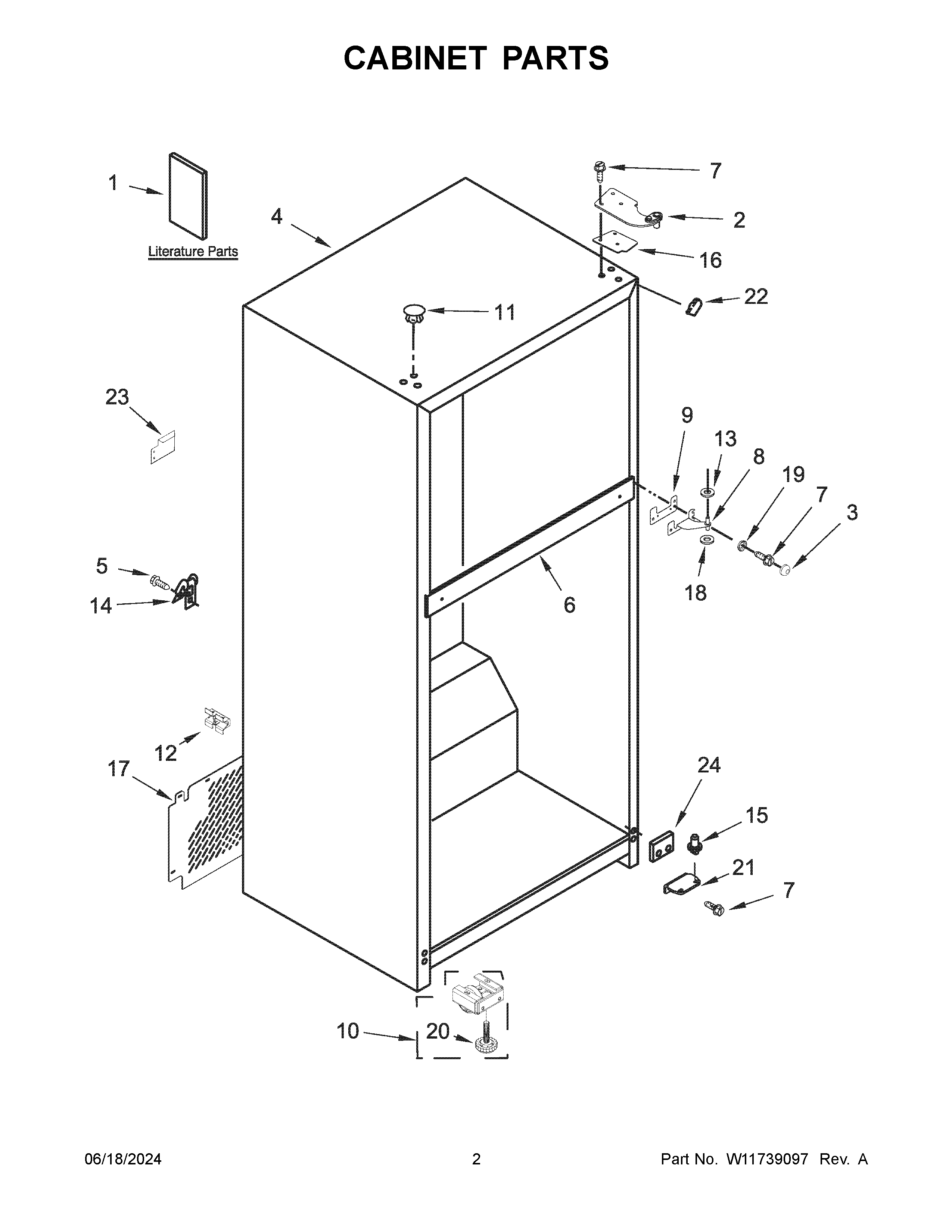 Cabinet parts