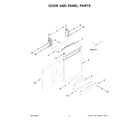 KitchenAid KDPM704KPS3 door and panel parts diagram