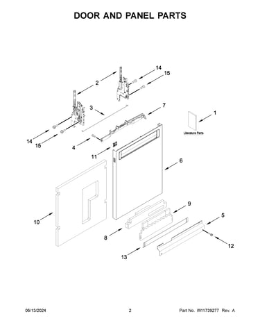 Door and panel parts