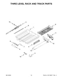 Third level rack and track parts