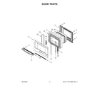 Amana YAES6603SFS6 door parts diagram