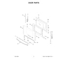 Amana ACR4303MFW8 door parts diagram