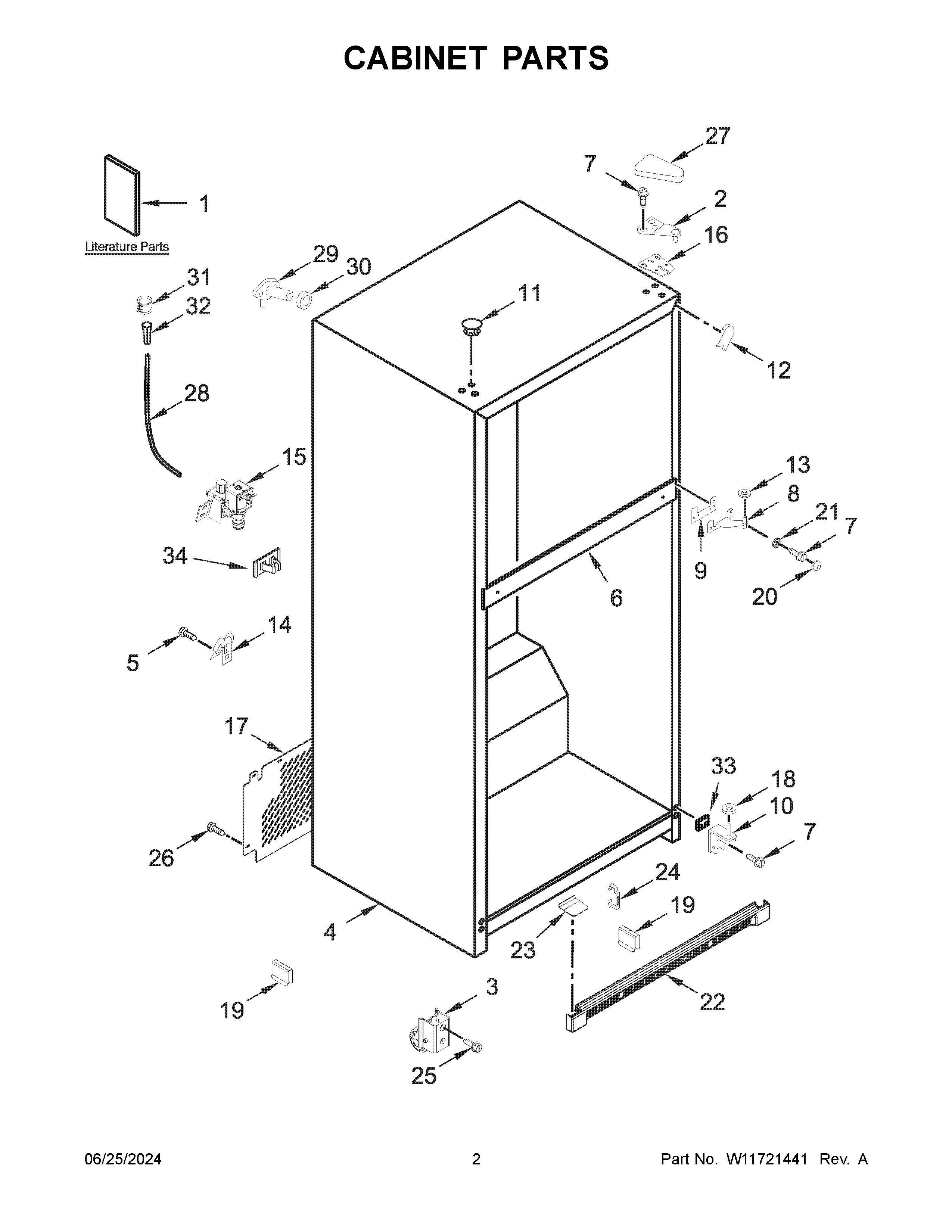 CABINET PARTS