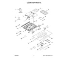 Jenn-Air JGS1450ML1 cooktop parts diagram