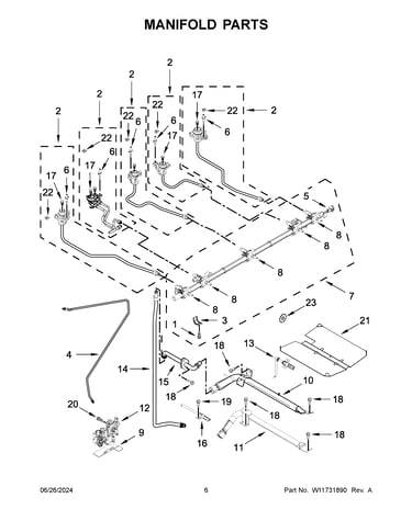 Manifold parts