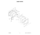 Jenn-Air JGS1450ML1 door parts diagram