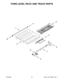 Third level rack and track parts