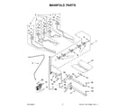 Whirlpool WEG750H0HW6 manifold parts diagram