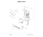 Jenn-Air JUGFR242HL02 cabinet parts diagram