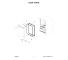 Jenn-Air JUGFR242HM02 door parts diagram