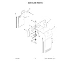 Whirlpool WRS315SNHW06 air flow parts diagram