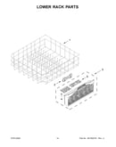 Lower rack parts