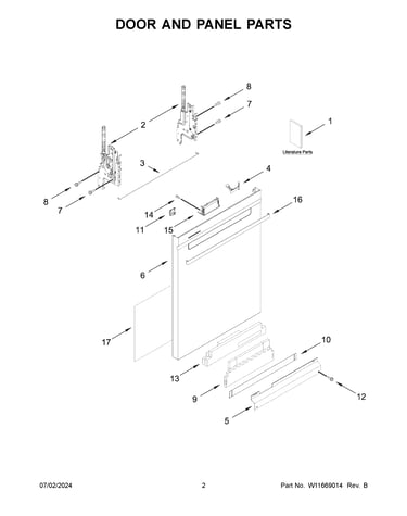 Door and panel parts
