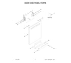 Maytag MDB7959SKZ2 door and panel parts diagram