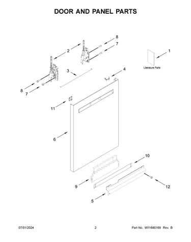 Door and panel parts