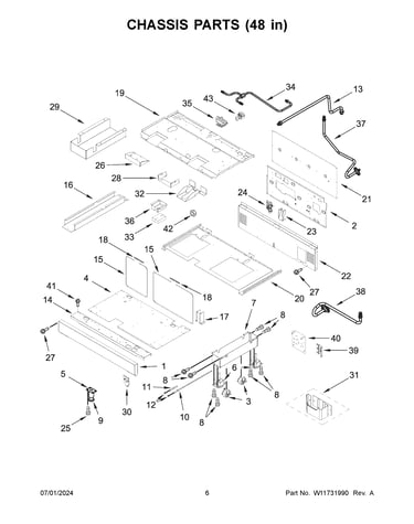 Chassis parts (48 in)