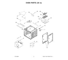 KitchenAid KFGC558JMB07 oven parts (30 in) diagram